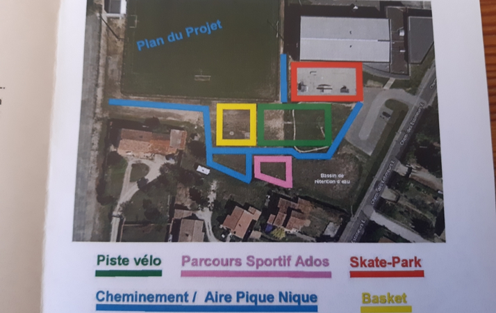 Logo Equipement sportif de proximité (terrain de basket, street workout, tables de pique-nique et bancs)