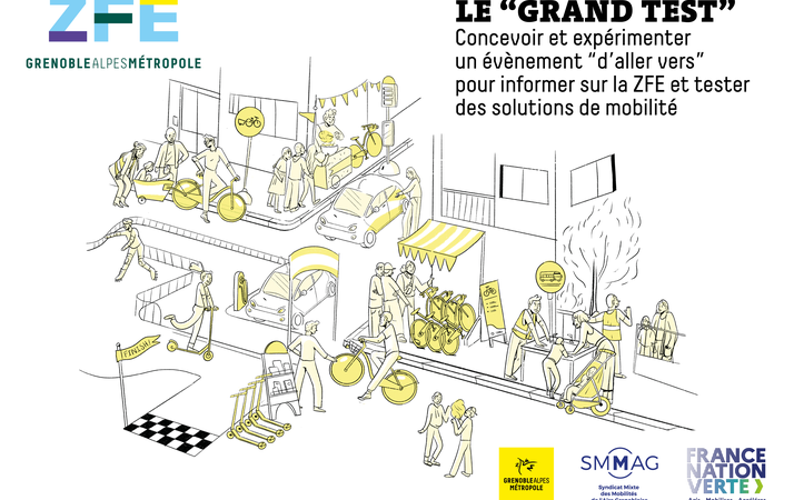 Logo Conception et expérimentation d'un évènement "d'aller vers" pour informer la ZFE et tester des solutions de mobilité