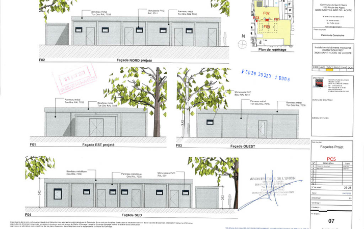 Logo Création de vestiaires pour le club de football