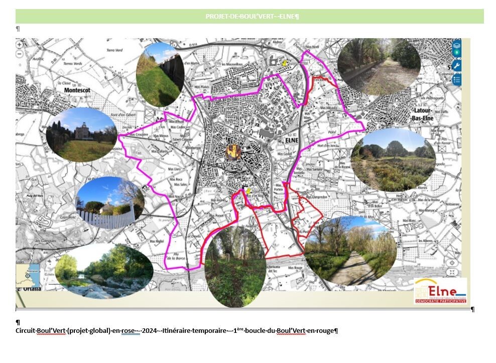 Logo Boul'Vert - itinéraire pédestre