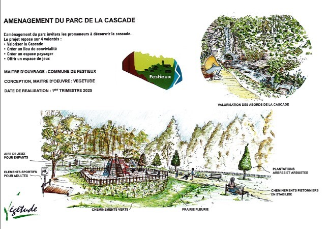 Logo Aménagement du Parc de la Cascade
