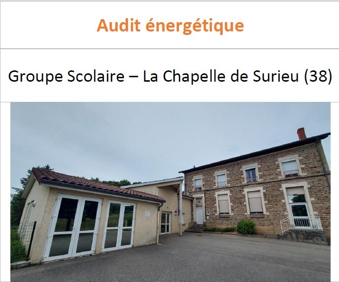 Logo Rénovation énergétique de l'école de la Chapelle de Surieu