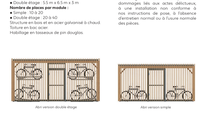 Logo Accès à la salle des fêtes et stationnement de vélos sécurisé