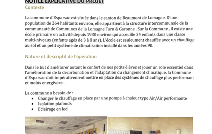 Logo Travaux de rénovation thermique des bâtiments scolaires
