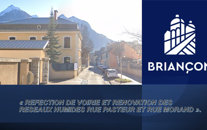 Logo Réaménagement de voirie de la Rue Pasteur
